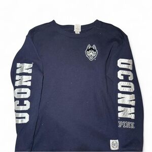 Victoria's Secret Navy Sweatshirt with UCONN Logo